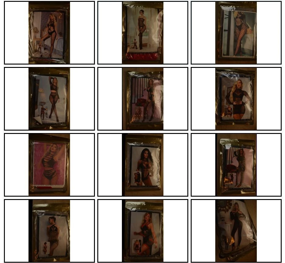 12 Stück Sexy Bodystocking Straps Catsuit Dessous Sexy Erotik Schritt offen - Bild 1 von 4