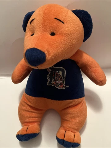 Good Stuff DETROIT TIGERS Baseball Plush Bear 2002 Genuine Merchandise Cover