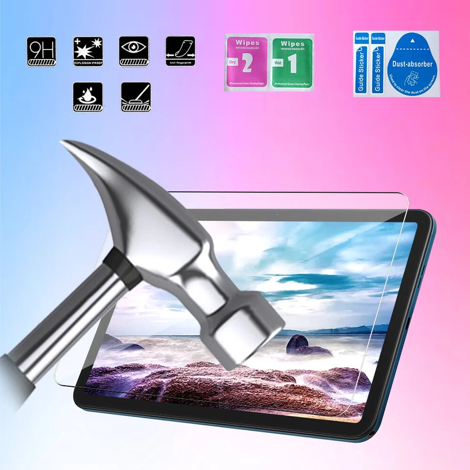 For Nokia T20 10.36 inch Tempered Glass Film Screen Protector 9H Anti-Scratch  - Image 1 of 1