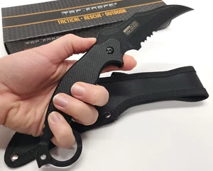 G10 Hawkbill Karambit Full Tang Concealed Carry Fixed Blade Knife EDC CSGO - Picture 1 of 4