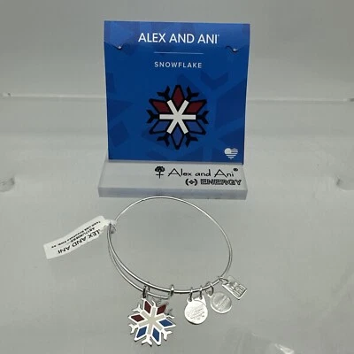 NUEVO Alex & Ani - Copo de Nieve Bracelette T-33 Foto 1 de 4