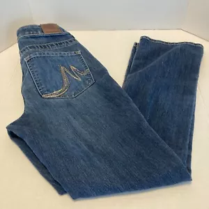 Jeans donna Maurices taglia 4 gamba dritta blu denim corto lavaggio medio - Foto 1 di 9