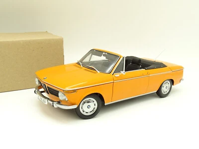 MINICHAMPS Sb 1/18 - BMW 1600 Cabrio Arancione 1967 - Immagine 1 di 4