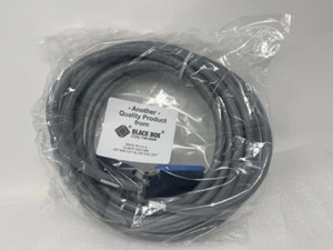 25 ft CAT5E 50 PIN TELCO MACHO A MACHO Caja Negra ELN29T-0025-MM Cat 5E 25 Pares M/M - Imagen 1 de 10