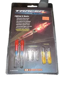 Tracer Easton Replaceable Lithium RLI Lighted Nocks - X Nock  - Nip - Picture 1 of 6