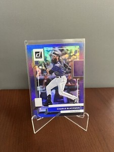Charlie Blackmon 2022 Donruss Purple Holo Parallel Color Match