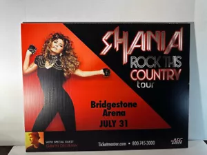 Shania Twain Rock This Country Tour 2015 Hofschild gewellt Bridgestone Arena - Bild 1 von 8