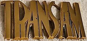 Vintage 1980s Baron Buckle Trans Am Brass Belt Buckle - Picture 1 of 2