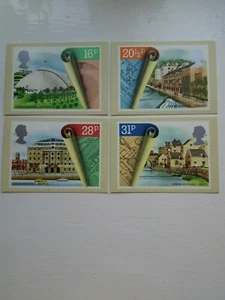 4 FIRST DAY COVER CARDS 1984 PHQ74 URBAN RENEWAL;PERTH;BRISTOL;DURHAM;LIVERPOOL - Picture 1 of 3