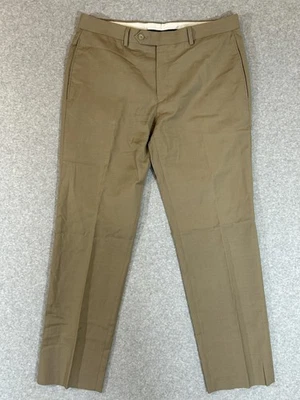 Pantalones Polo Lauren Ralph Lauren Para Hombre 32x30 Marrón Alto Rendimiento Lana Pantalones Foto 1 de 4