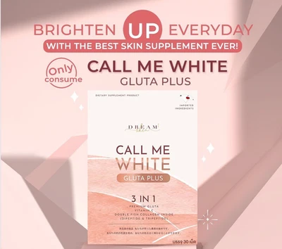 Call Me White Gluta Plus 3-in-1 Premium Glutathione-Whitening-UK-SELLER