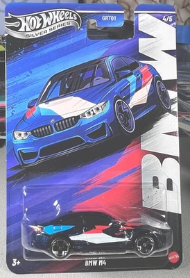 2025 HOT WHEELS  BMW M4 EXCLUSIVE SILVER SERIES 4/5 - Image 1 of 3