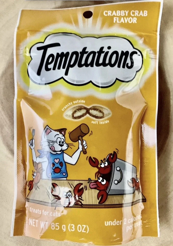 TEMPTATIONS Cat Treats All Cats Love:) Factory Direct! Fast Free Shipping! NWT! - Image 1 of 4