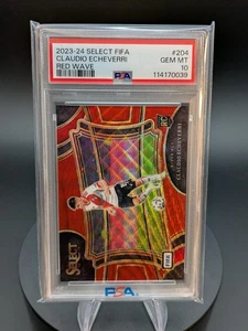 2023-24 Panini Select Fifa - Claudio Echeverri /149 Red Wave #204 Rookie  PSA 10 - Bild 1 von 2
