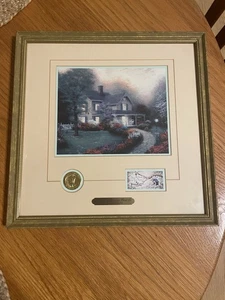 Thomas Kinkade Home is Where the Heart Is mit Echtheitszertifikat gerahmt, mattiert 14” x 14” - Bild 1 von 11