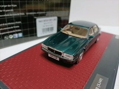 Matrix 1:43 Jaguar XJR XJ40 1990-94 Metal Blue Four Door Sedan Car Model - Image 1 of 4