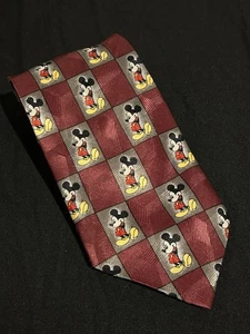 Mickey Mouse Fensterscheibe klassische Krawatte von Mickey Unlimited 58" x 3,75" - Bild 1 von 3