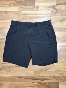 Nike Golf Dri-FIT Shorts Men’s Size 40 Black Flat Front Lightweight Performance - Picture 1 of 8