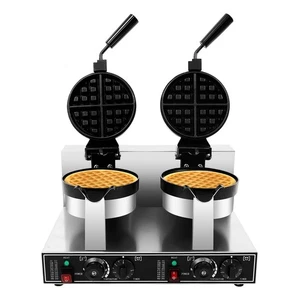 Double Head Waffle Maker Electric Digital Muffin Baker Waffle Making Machine - Picture 1 of 20
