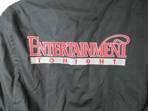 Vintage Entertainment Tonight Cast & Crew Bühnenjacke Fernsehen Erinnerungsstücke S - Bild 1 von 12