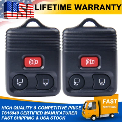 2X Para Ford F150 F250 F350 2005 2006 2007 2008 2009 2010 2011 Mando a distancia Llavero Coche Foto 1 de 4