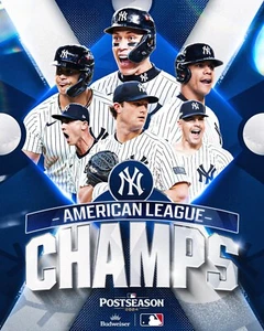 New York Yankees 2024 American League Champions Collage 8x10 MLB Baseball Foto - Bild 1 von 1