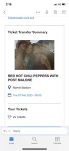 red hot chili peppers tickets - Picture 1 of 1