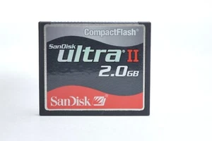 Sandisk Ultra II 2GB CF Card for Canon Nikon Digital Cameras - Picture 1 of 1