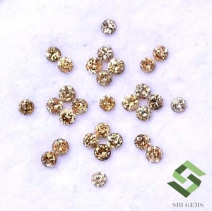 2 mm Natural Brown Diamond Round Cut Lot 10 Piece 0.30 CTS Loose Gemstones - Picture 1 of 7