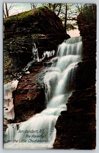 Amsterdam, NY, The Waterfall on the Little Chuctanundo, c1910 - Picture 1 of 2