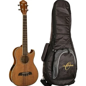 Oscar Schmidt OU55CEK Hawaiian Koa Acoustic Electric Baritone Ukulele w/ Gig Bag - Picture 1 of 6