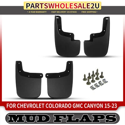 Новые брызговики брызговики брызговики 4 шт для Chevrolet Colorado Canyon 2015-2022 - Изображение 1 из 4