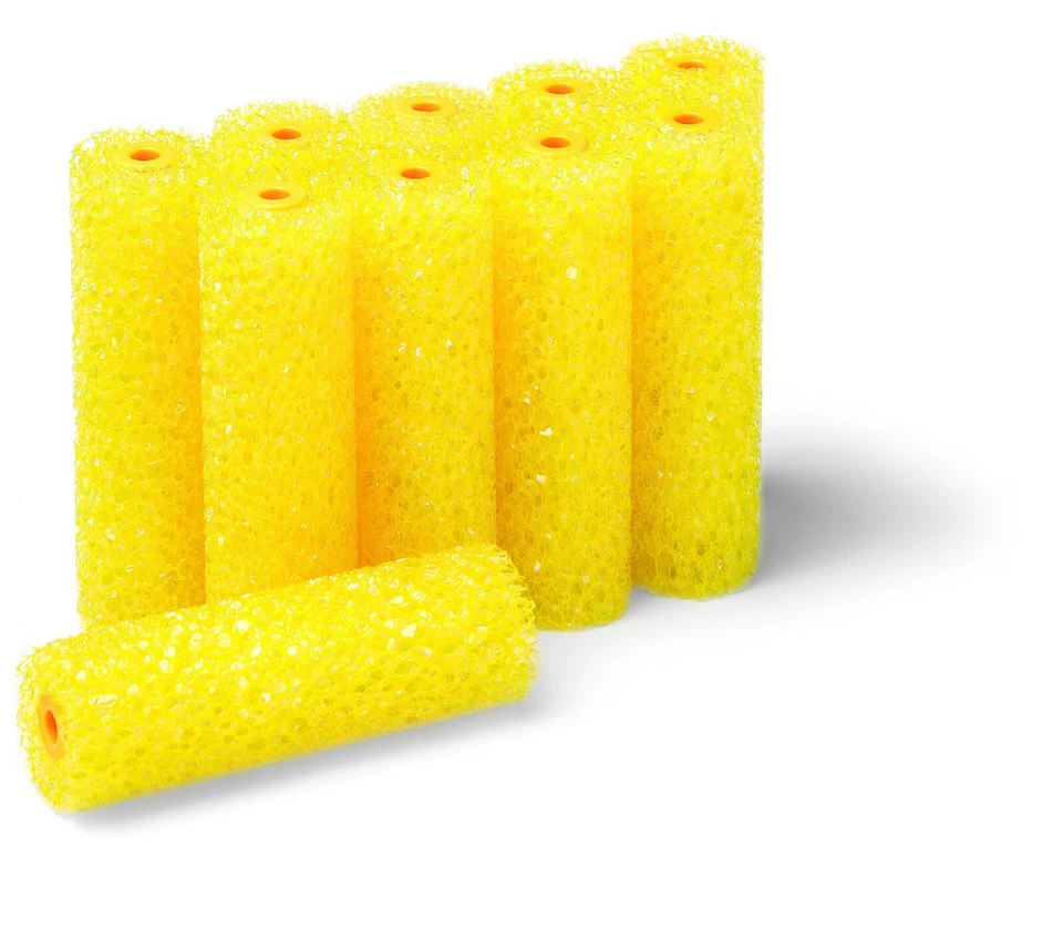10 Stück Strukturwalze grob/gelb 110 mm Roller zum Rollen von Raptor 22580 - Bild 1 von 1