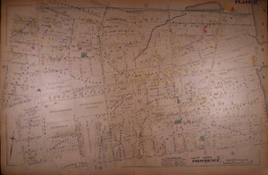 1882 Plat Map ~ PUBLIC & EDDY STREET, PROVIDENCE, RHODE ISLAND #17 (XL18x28) - Picture 1 of 2