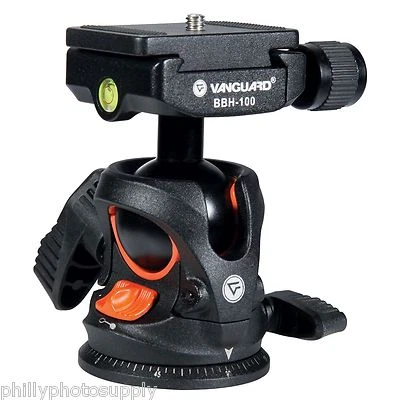 Vanguard BBH-100 Ball Head 22 LB Capacity Arca Q/R Compatibility Open Box - Image 1 of 4