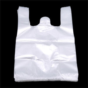 T-Shirt Retail Shopping Supermarket Bags Handles Packaging  BB