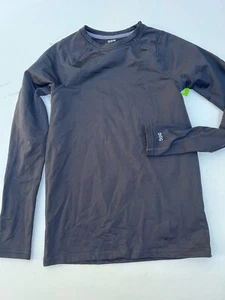 Boys Compression Shirt Size L Large  Cold Weather Long Sleeve Black New NWT - Picture 1 of 11