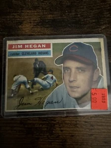 1956 Topps - White Back #48 Jim Hegan - Picture 1 of 2