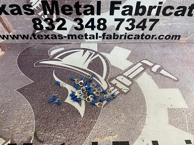 Thomas&Betts RB733 Ring Terminal Nylon Insulated Pressure 3/8” Bolt Qty 495 - Image 1 of 4