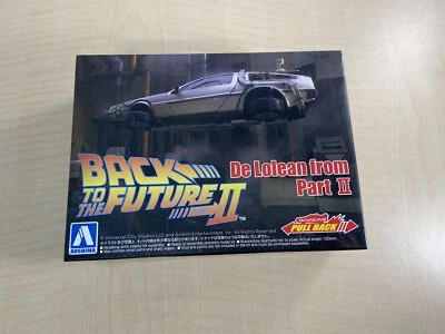 Movie Mecha Series No.12 Back to the Future Pullback DeLorean Part.2 1/43 Scale  - Image 1 of 4