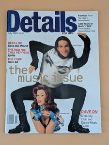 Details Magazine July 1992 Anthony Kiedis Red Hot Chili Peppers Lady Miss Kier - Picture 1 of 14