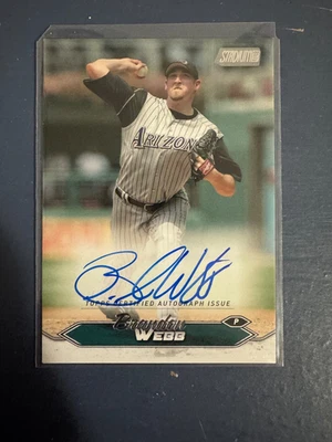 Brandon Webb 2024 Topps Stadium Club - Autographs #SCBA-BWE Diamondbacks - Image 1 of 2