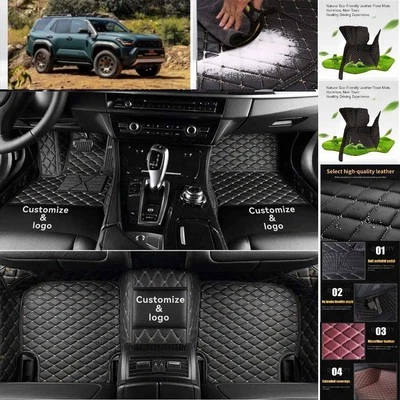 For Toyota 4Runner Car Floor Mats Custom Carpets Cargo Liners All Weather Mats - Imagem 1 de 4