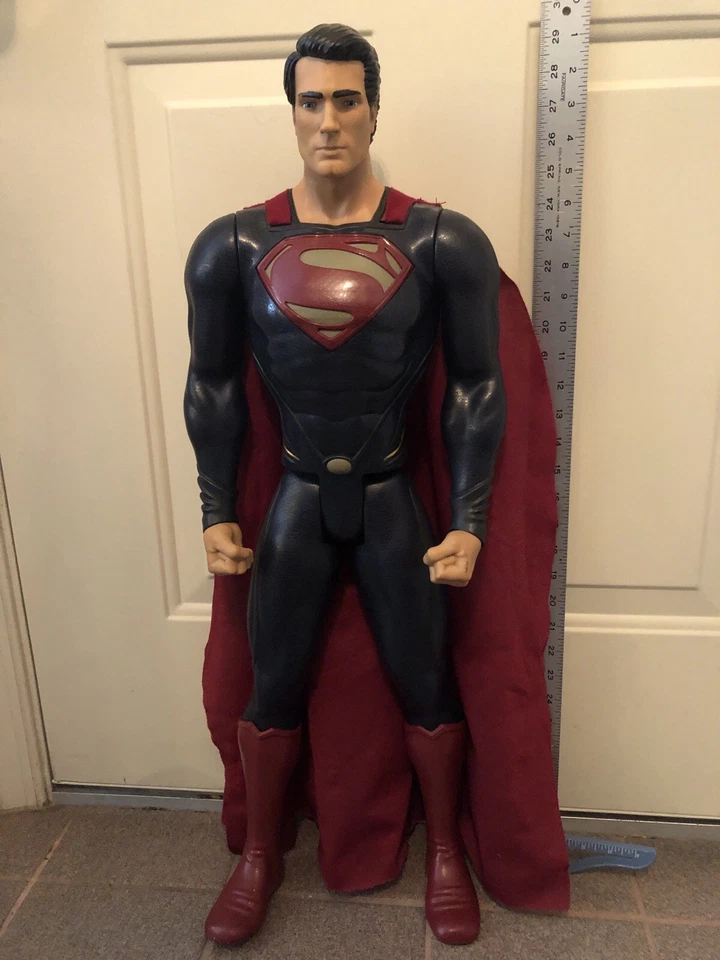 "Figura de acción Superman 2012 30"" de alto Man of Steel DC Comics" Foto 1 de 4