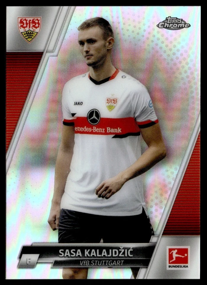 2021 Topps Chrome Bundesliga Refractor Sasa Kalajdzic VfB Stuttgart #88 - Image 1 of 2
