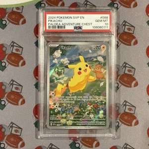 PSA 10 2024 Pokemon SVP 088 Pikachu Paldea Adventure Chest 88 Black Star Promo - Picture 1 of 2