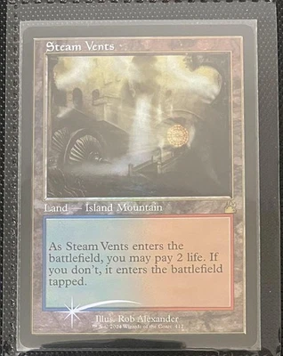 Foil Old Frame Steam Vents English Version Card Game Unused - Image 1 of 2