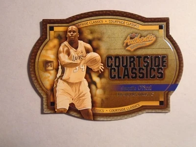 2002-03 Courtside Classics Shaquille O'Neal Diecut 261/750 - Image 1 of 2