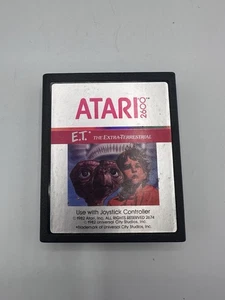 Vintage 1982 Atari 2600 E.T. THE EXTRA-TERRESTRIAL VIDEO GAME CARTRIDGE - Bild 1 von 5