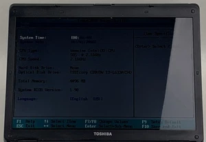 Toshiba Satellite L305 Intel Celeron-585 2.16GHz 4GB RAM 15.6" No HDD No OS - Afbeelding 1 van 13